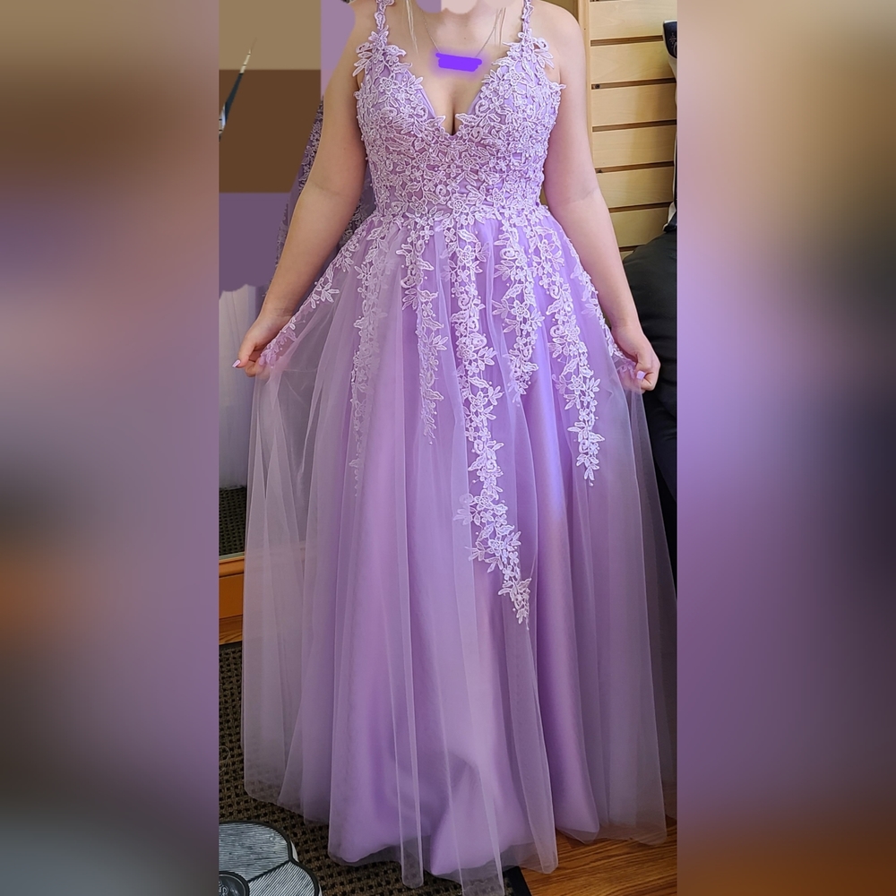 Lilac Prom Sweet 16 Formal Dress Gown